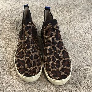 Rothy’s Leopard Print Slip-On Sneakers 11